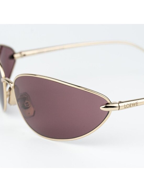 Loewe Women Sunglasses Gold Purple Wraparound LW40164U 32U NEW AUTHENTIC main image 11